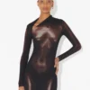 Dlouhé bronzové šaty Body Dust Dlouhé bronzové šaty Body Dust