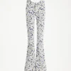 Džíny Curved Denim Flower