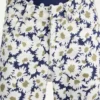 Džíny Curved Denim Flower