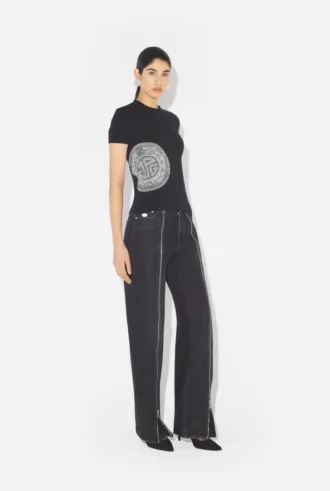 Černé Baby Tees pro miminka s potiskem vavřínu