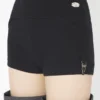 Černé kraťasy s podvazky