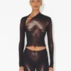 Krátký top Body Dust v bronzové barvě Krátký top Body Dust v bronzové barvě