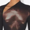 Krátký top Body Dust v bronzové barvě Krátký top Body Dust v bronzové barvě