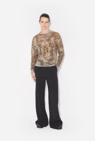 Oversized béžová Madaillonová topa