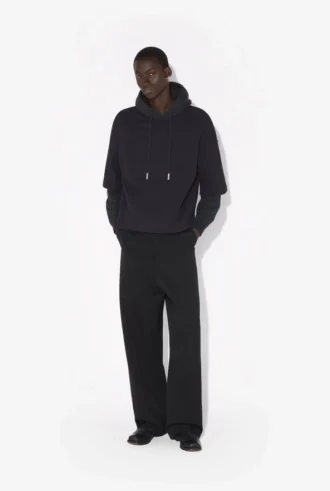 Oversized černá Mikina JPG