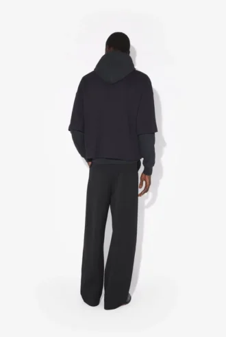 Oversized černá Mikina JPG