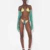 Re-Edition – modré Bikiny s puntíky