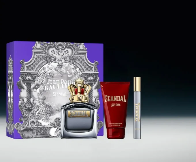 Scandal Pour Homme 3,4 oz, sprchový gel 2,5 oz a sprej Scandal Pour Homme 3,4 oz, sprchový gel 2,5 oz a sprej