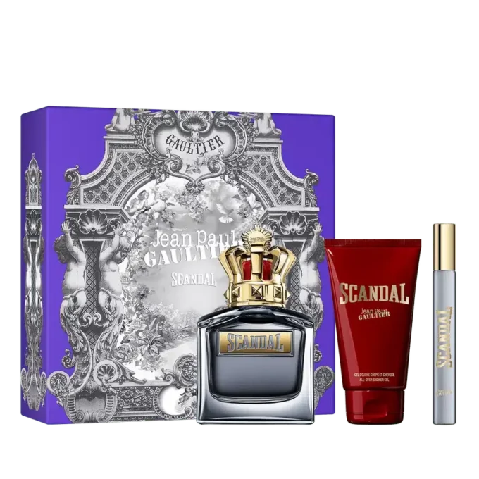 Scandal Pour Homme 3,4 oz, sprchový gel 2,5 oz a sprej Scandal Pour Homme 3,4 oz, sprchový gel 2,5 oz a sprej