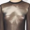 Stříbrný top Body Dust